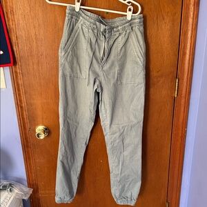 American Eagle Outfitters Men's Light Gray Joggers